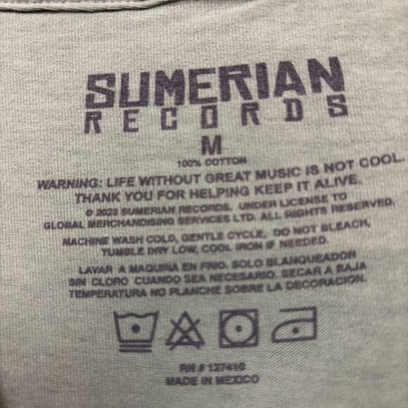 Bad Omens Ceromony Of Roses Green Rock T-Shirt Size Medium - Picture 4 of 4